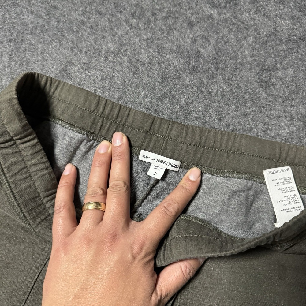 James Perse Womens Utility Green‎ Pants Cotton Size 2 (Medium) Boho Comfort - Picture 3 of 10